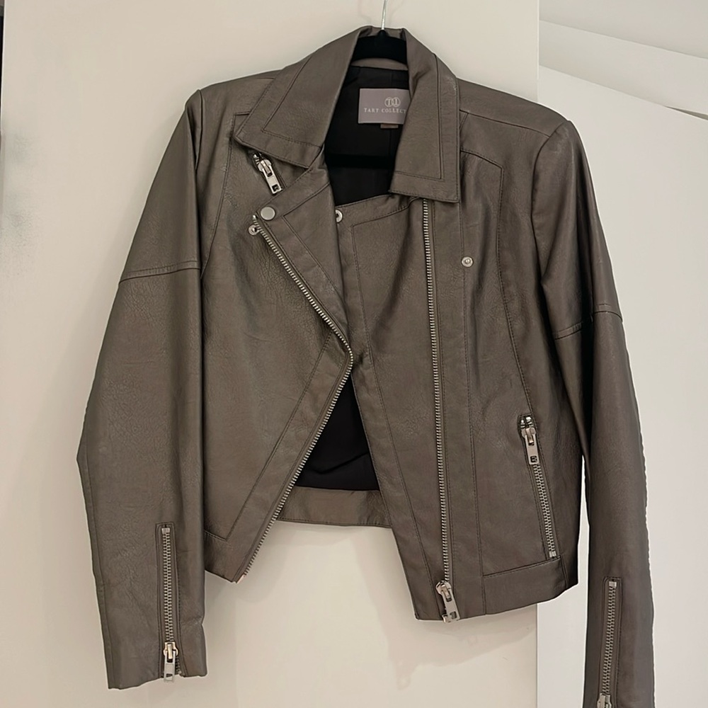 Tart Collections Metallic Leather Jacket